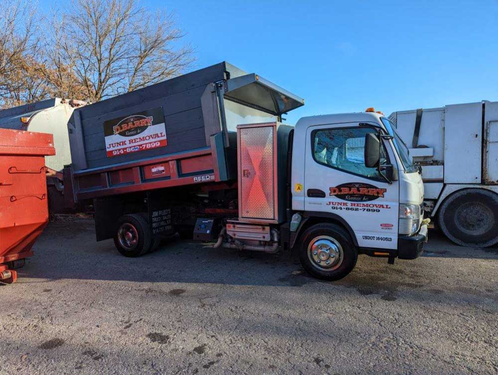 D. Barry Rubbish Inc. truck