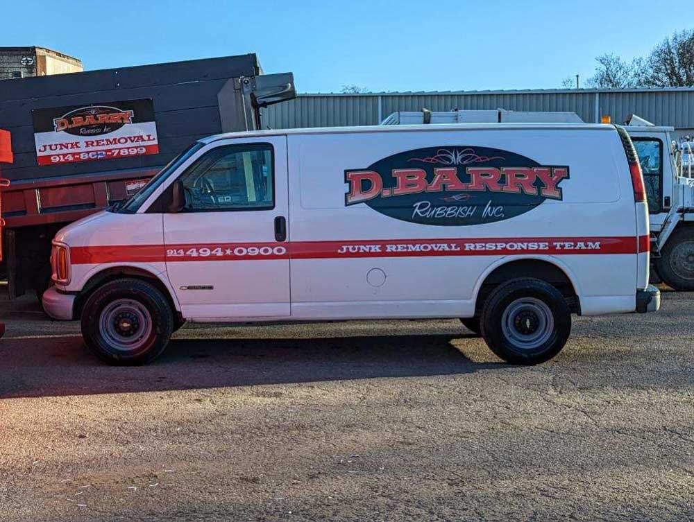 D. Barry Rubbish Inc. van