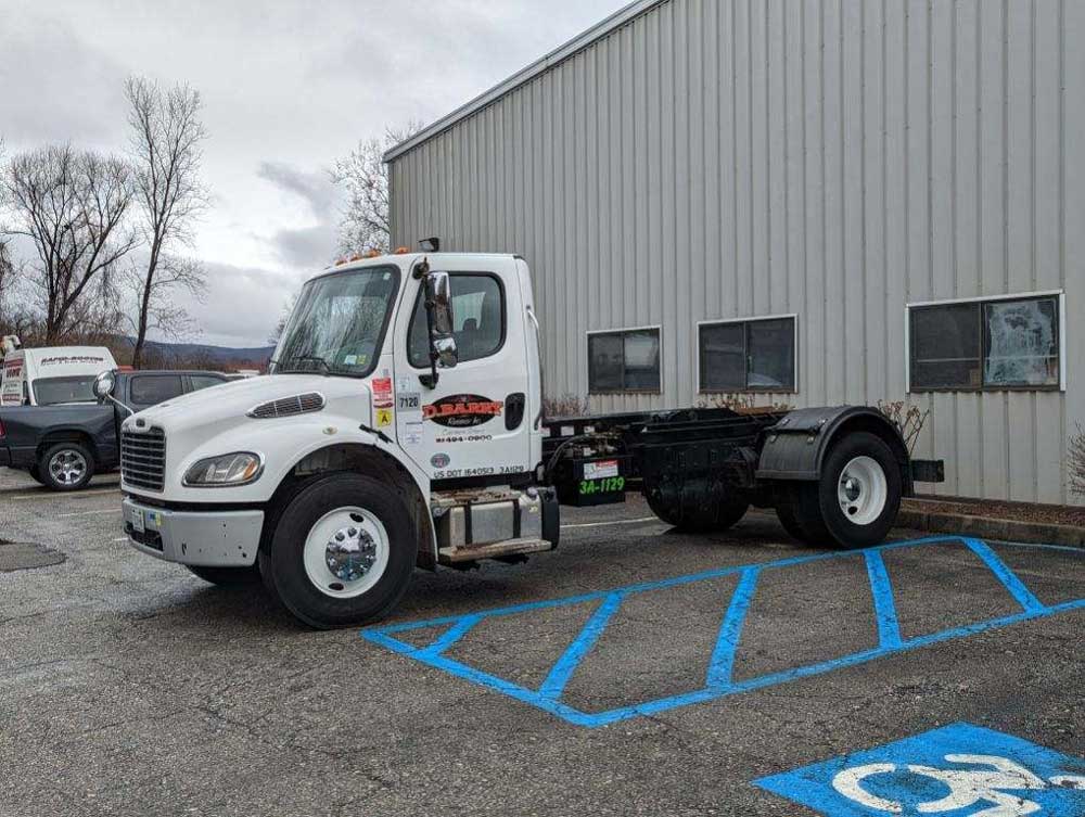 D. Barry Rubbish Inc. truck